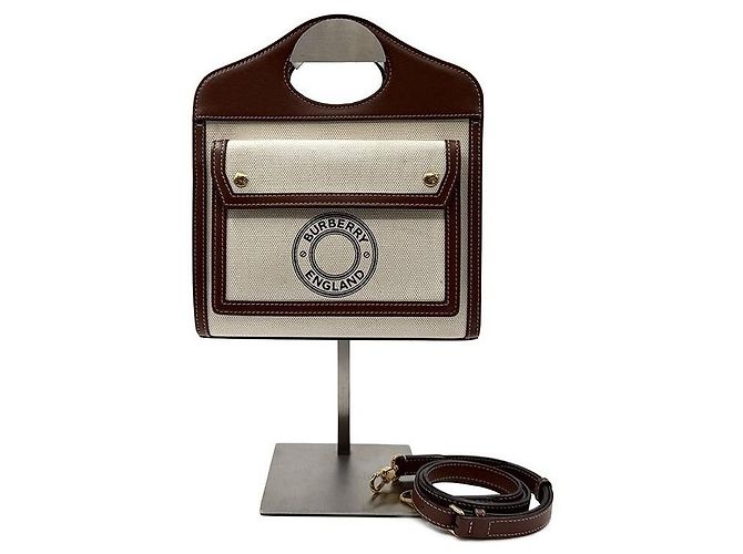 Burberry Mini borsa a mano e borsa a spalla Hosperi Marrone - vista 9