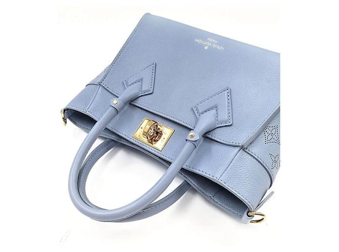 Louis Vuitton On My Side PM Blu - vista 5