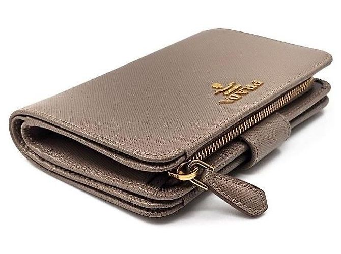 Prada Portafoglio Compatto Saffiano - vista 4