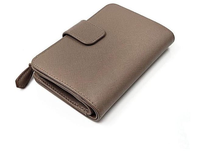 Prada Portafoglio Compatto Saffiano - vista 6