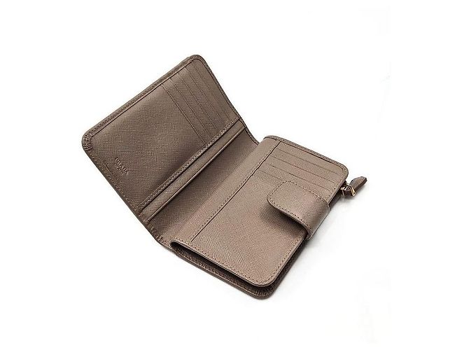 Prada Portafoglio Compatto Saffiano - vista 7