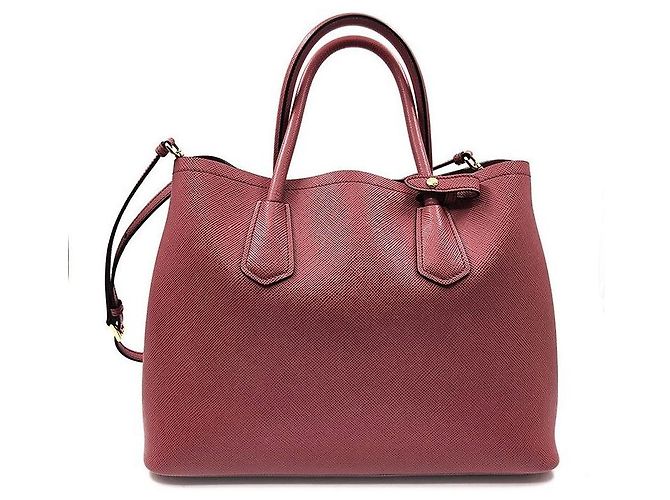 Prada Saffiano Double Bag Pink - Ansicht 4