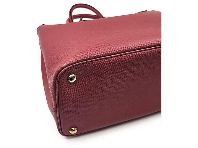 Prada Saffiano Double Bag Pink - Ansicht 7