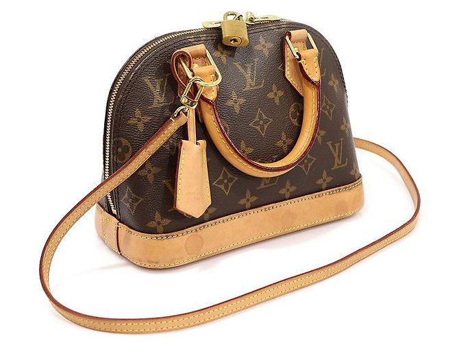 Louis Vuitton Alma BB aus Monogramm-Canvas Braun - Ansicht 3