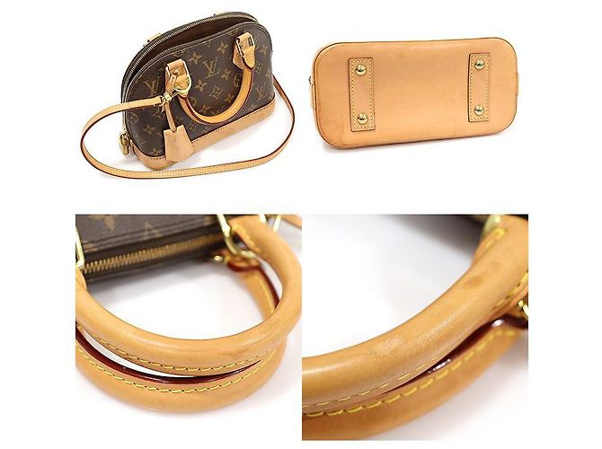 Louis Vuitton Alma BB aus Monogramm-Canvas Braun - Ansicht 5