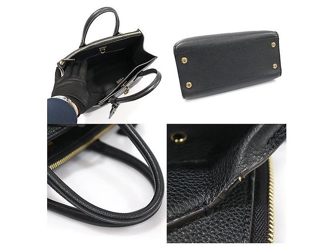 Louis Vuitton City Steamer MM in pelle di vitello grana nera Nero - vista 5