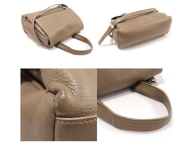 Givenchy Pandora Pure Medium in pelle di vitello marrone - vista 5