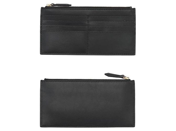 Fendi Leder-Wallet mit Kette - Ansicht 7