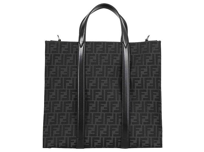 Fendi Borsa in tessuto Nero - vista 4