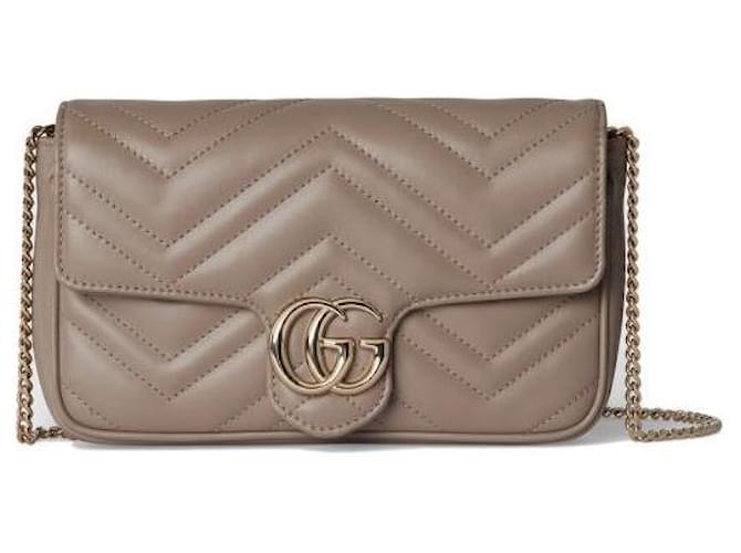 Gucci Piccola Borsa a Spalla AAEKI Marrone - vista 4