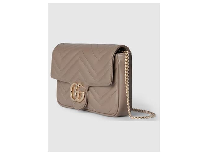 Gucci Piccola Borsa a Spalla AAEKI Marrone - vista 7
