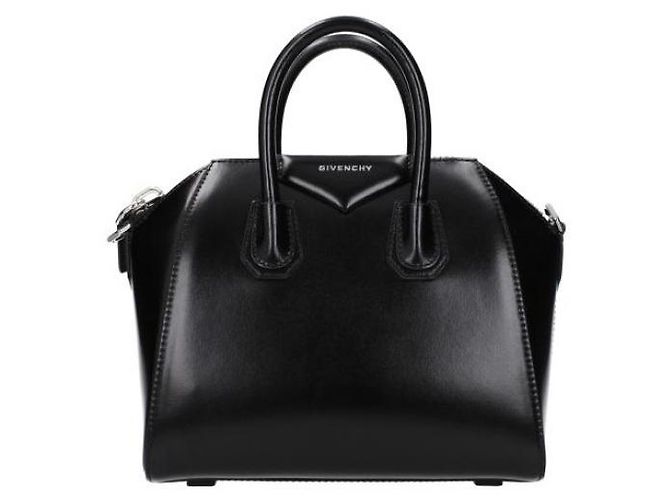 Givenchy Mini Bolsa Antigona de Couro Preto - vista 4