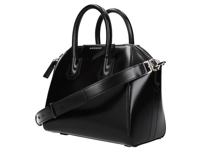 Givenchy Mini Bolsa Antigona de Couro Preto - vista 5