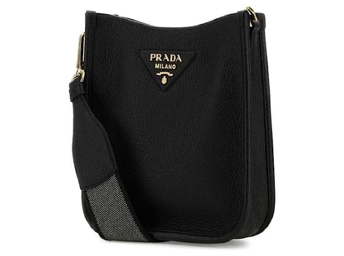Prada Borsa a spalla mini in pelle Nero - vista 6