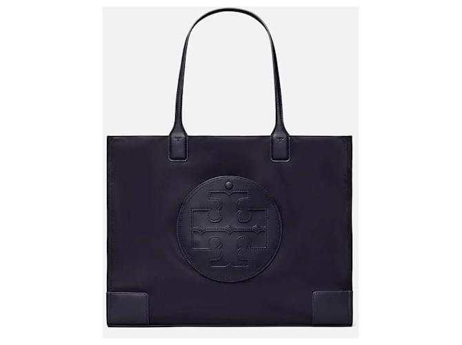 Tory Burch Borsa Tote Ella Blu - vista 4