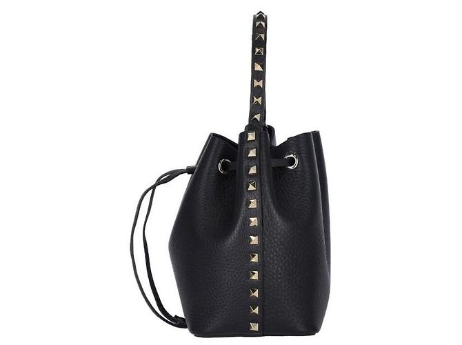 Valentino Borsa a secchiello Rockstud - vista 8