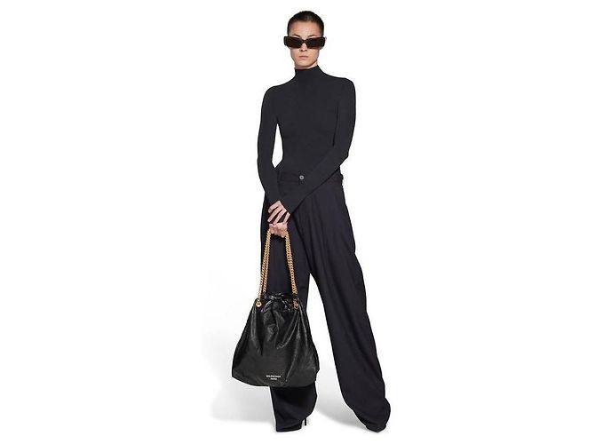 Balenciaga Mittelgroße Tragetasche Schwarz - Ansicht 4