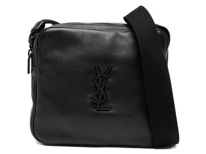 Saint Laurent Bolsa de câmera em couro liso - vista 4