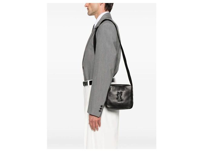 Saint Laurent Bolsa de câmera em couro liso - vista 5
