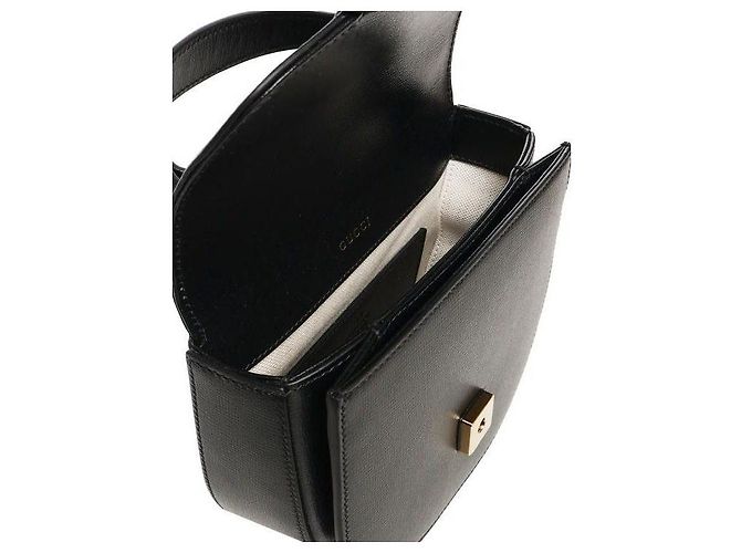 Gucci Borsa mini a manico Horsebit Nero - vista 10