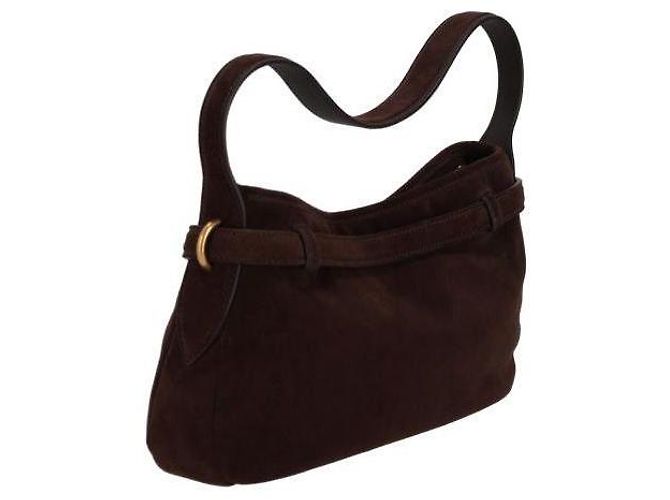 Miu Miu Borsa in scamosciato Marrone - vista 7