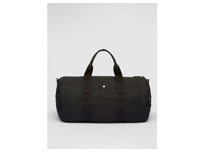 Prada Borsa da viaggio in Re-Nylon e pelle Saffiano Nero - vista 4