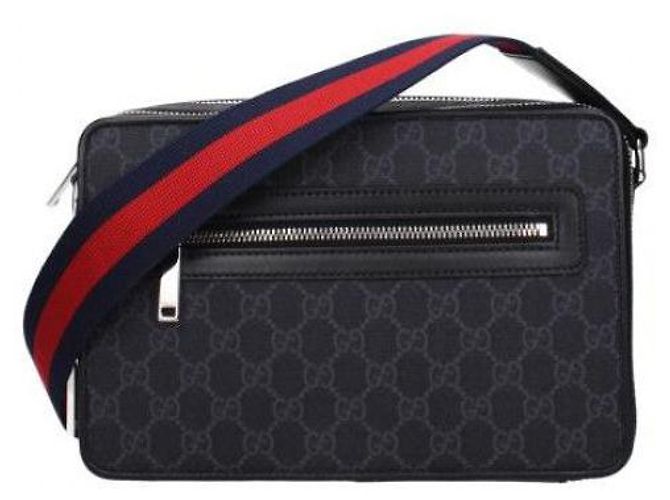 Gucci Borsa a tracolla GG media FADJA Nero - vista 4