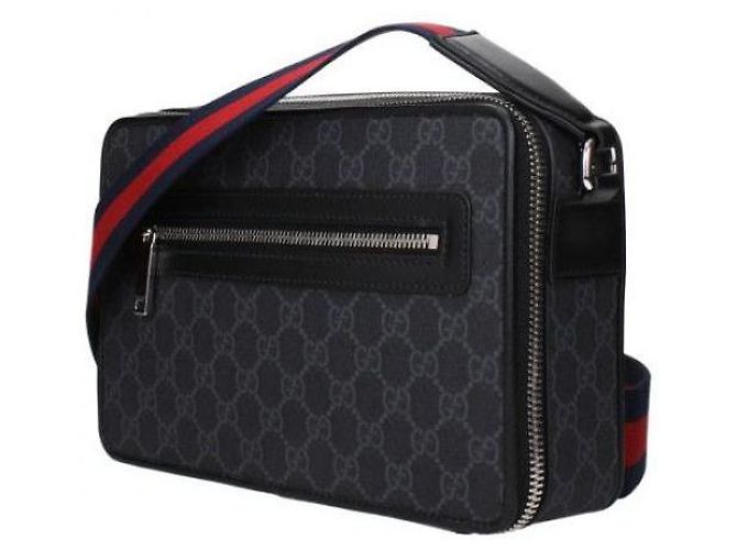 Gucci Borsa a tracolla GG media FADJA Nero - vista 5