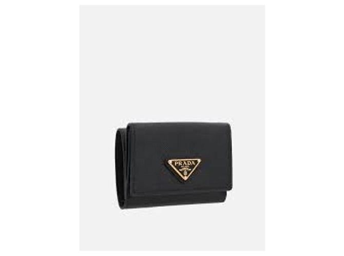 Prada Portefeuille Triangle Logo Saffiano - vue 5