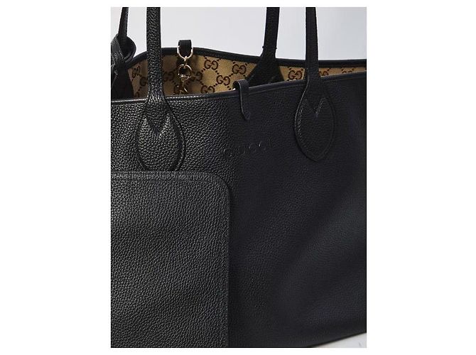 Gucci Mittelgroße Wendetasche AAFEQ Schwarz - Ansicht 7