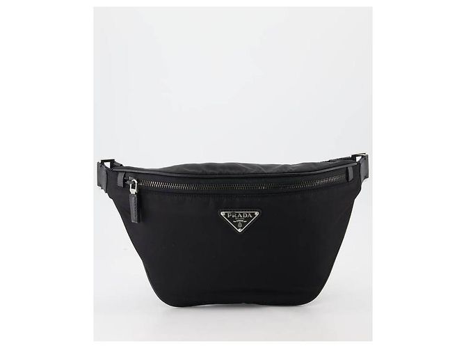 Prada Borsa a tracolla in nylon OOM Nero - vista 4