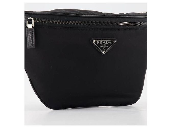 Prada Borsa a tracolla in nylon OOM Nero - vista 6