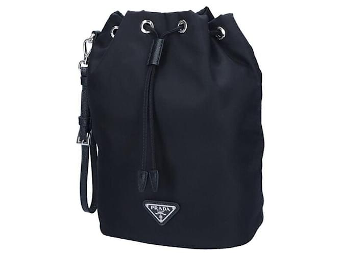 Prada Pochette in Re-Nylon Nero - vista 4
