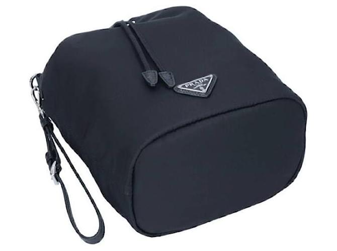 Prada Pochette in Re-Nylon Nero - vista 6