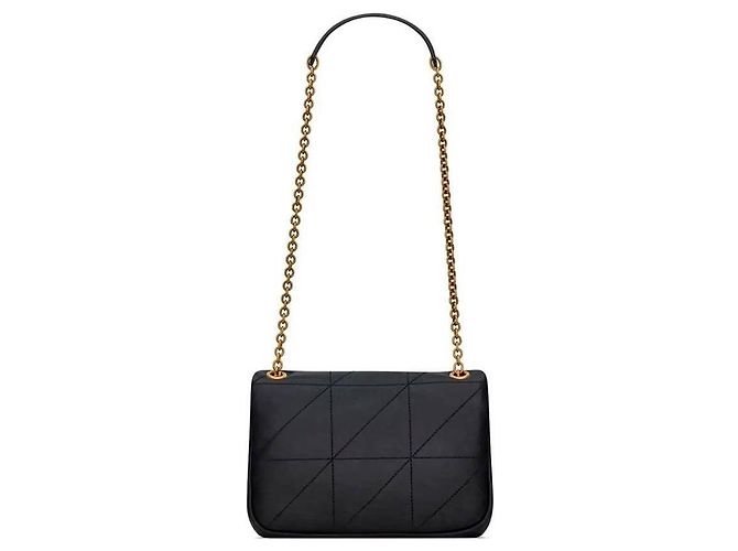 Saint Laurent Mini Borsa JAMIE in Pelle di Agnello Nero - vista 5