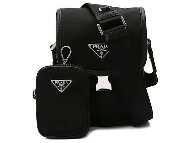 Prada Borsa a tracolla in pelle Nero - vista 4