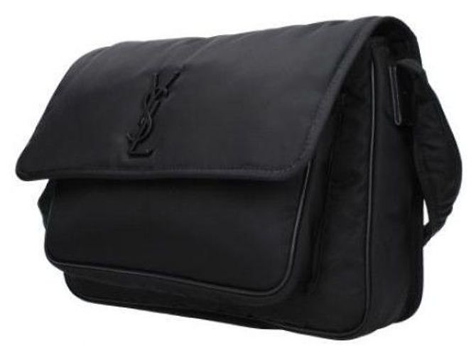 Saint Laurent Borsa Messenger NIKI FACKH Nero - vista 5