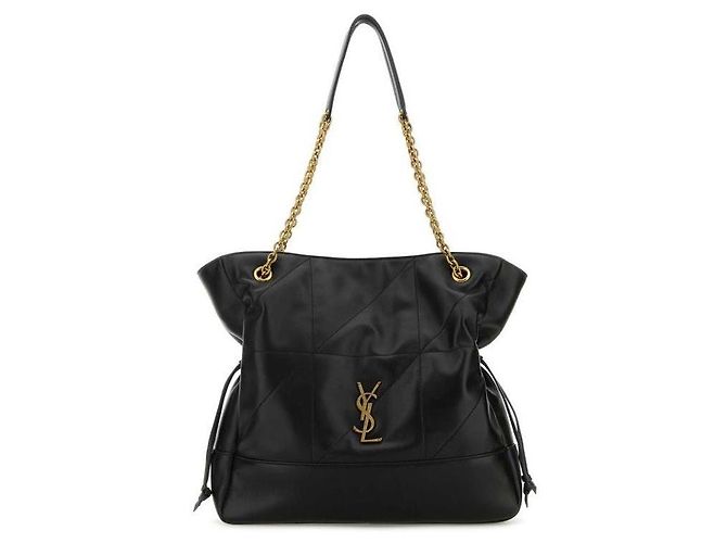 Saint Laurent Lambskin Tote Bag Schwarz - Ansicht 4
