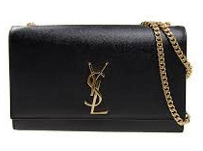 Saint Laurent Borsa a tracolla media classica Nero - vista 4