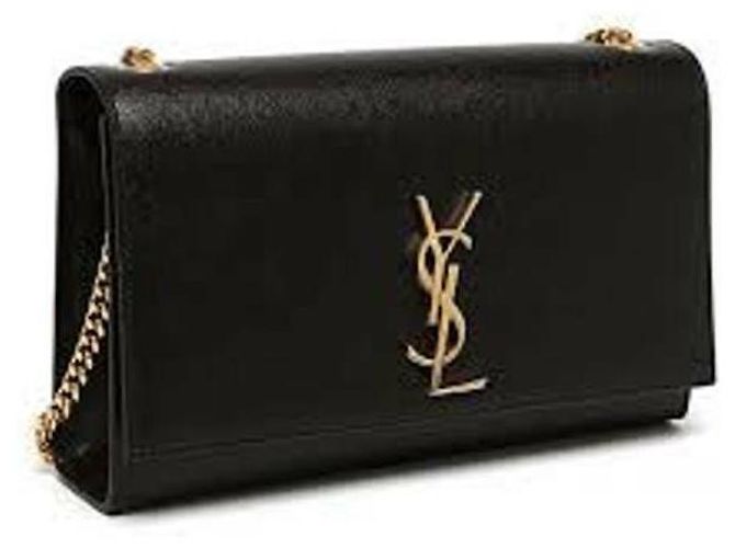 Saint Laurent Borsa a tracolla media classica Nero - vista 5