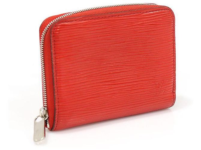 Louis Vuitton Billetera de Monedas Zippy en Cuero Epi Rojo Cobalto Roja - vista 2