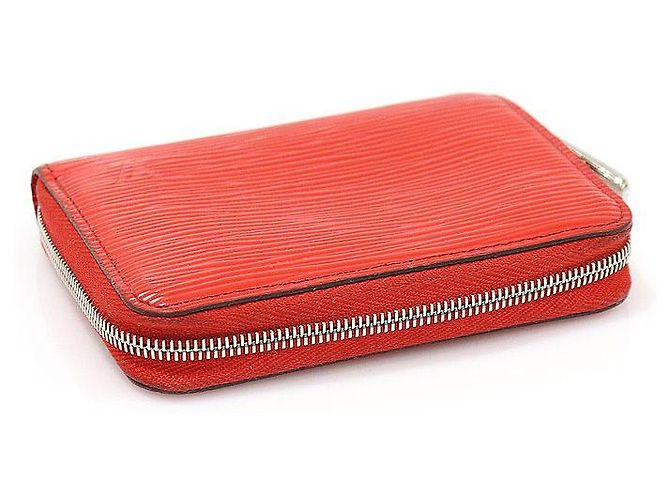 Louis Vuitton Billetera de Monedas Zippy en Cuero Epi Rojo Cobalto Roja - vista 3