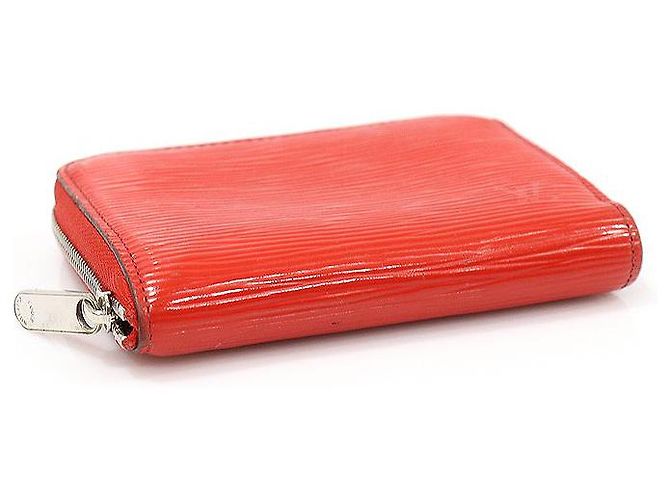 Louis Vuitton Billetera de Monedas Zippy en Cuero Epi Rojo Cobalto Roja - vista 4