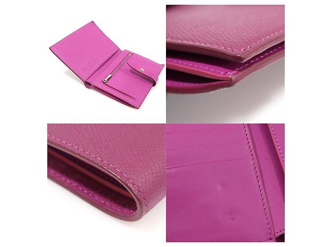 Céline Grape Grain Calfskin Multifunction Medium Strap Wallet Multiple colors - view 6