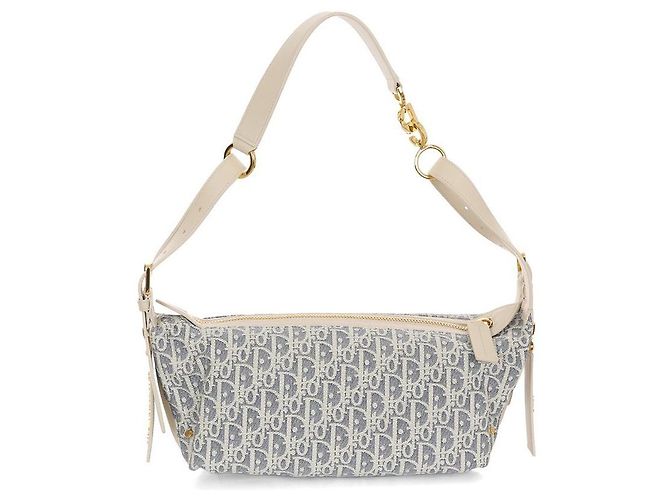 Dior Borsa a spalla obliqua D-Journey piccola Blu - vista 4