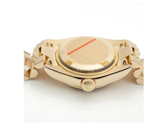 Rolex Echtes Gold Datejust Champagner Gold Damenarmbanduhr Golden - Ansicht 14
