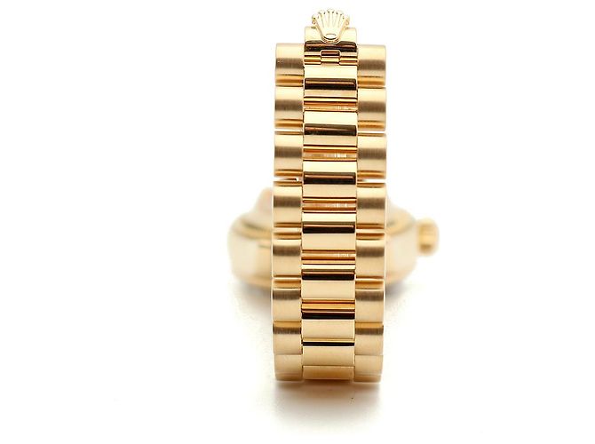 Rolex Echtes Gold Datejust Champagner Gold Damenarmbanduhr Golden - Ansicht 20