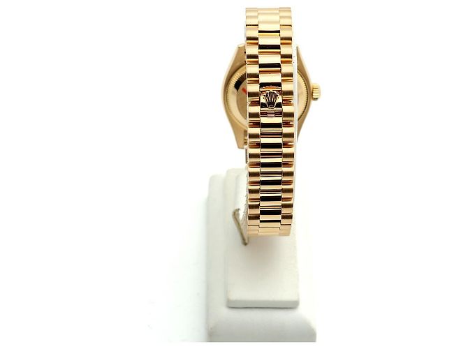 Rolex Echtes Gold Datejust Champagner Gold Damenarmbanduhr Golden - Ansicht 7