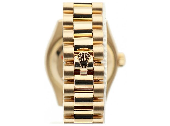 Rolex Echtes Gold Datejust Champagner Gold Damenarmbanduhr Golden - Ansicht 8