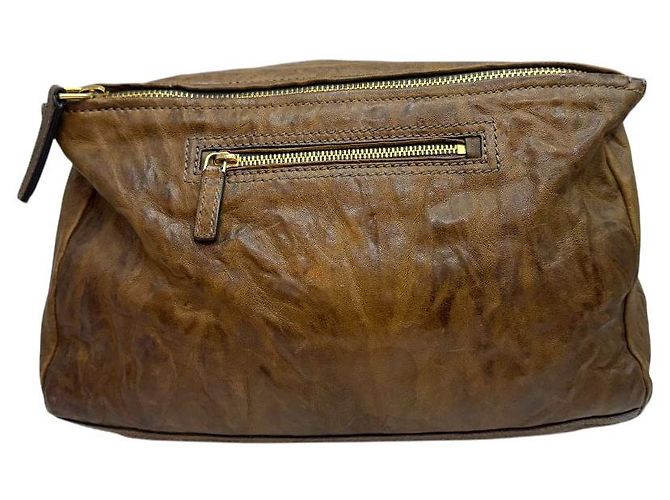 Givenchy Borsa tote media marrone Pandora Wrinkle - vista 5